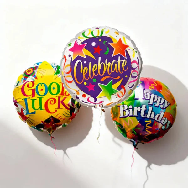 9" Mylar Balloon With Stick - Perfect Party Decoration Arrangement