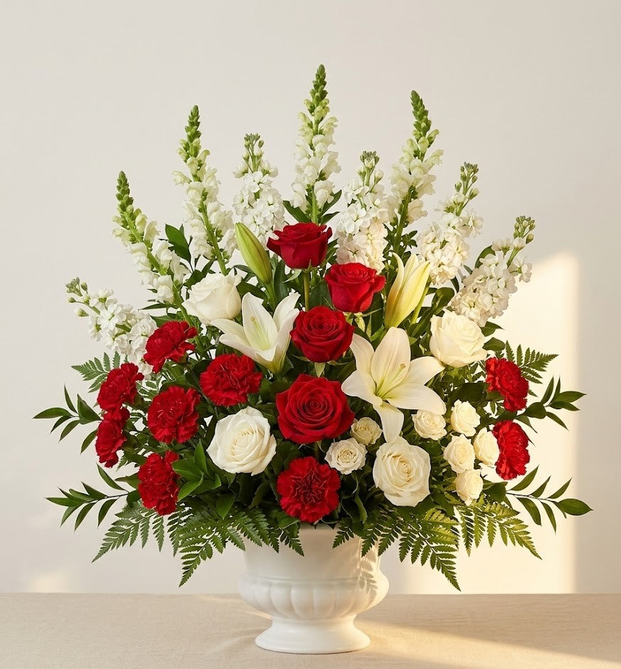 Treasure The Memories Urn Arrangment Floral Design