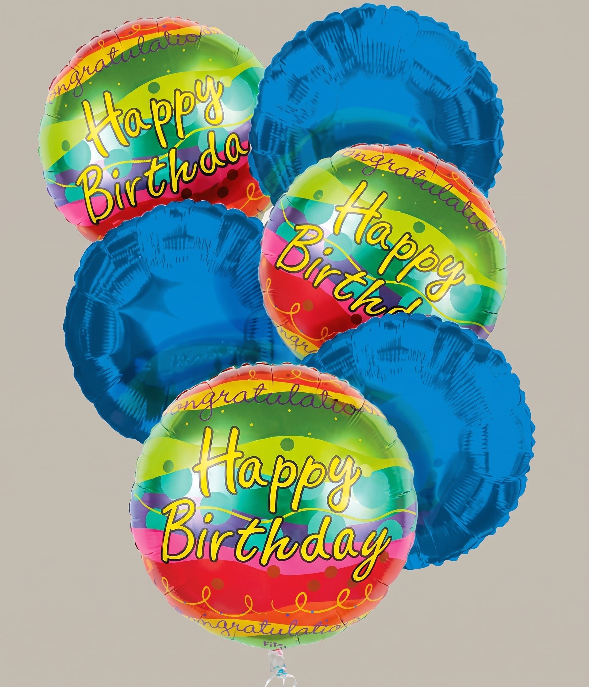 Vibrant Happy Birthday Balloon
