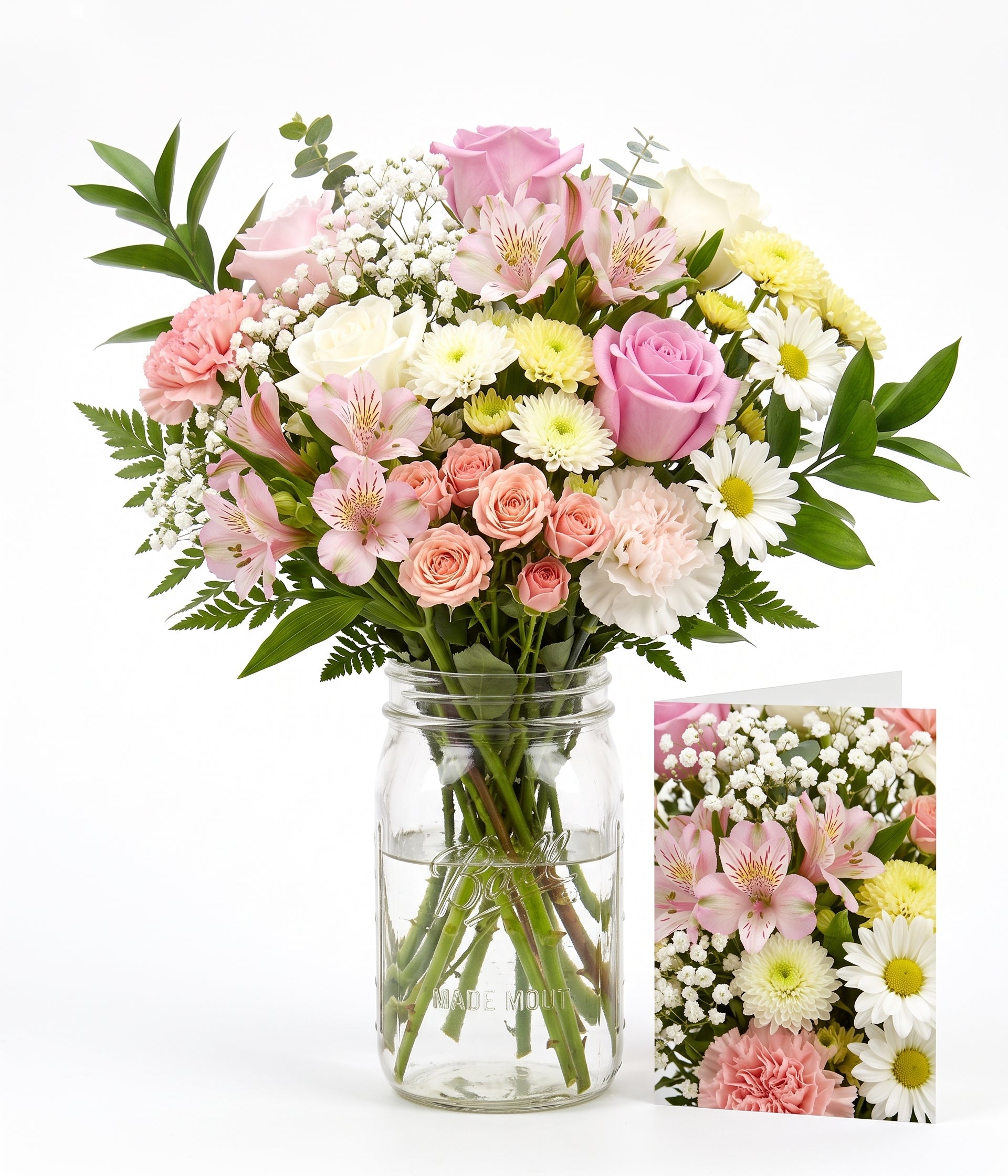 Custom Designed Mason Jar Arrangement 3 Floral Design