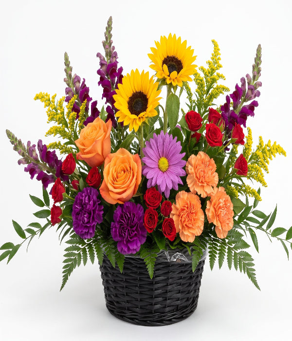 Sunflower Gift Basket