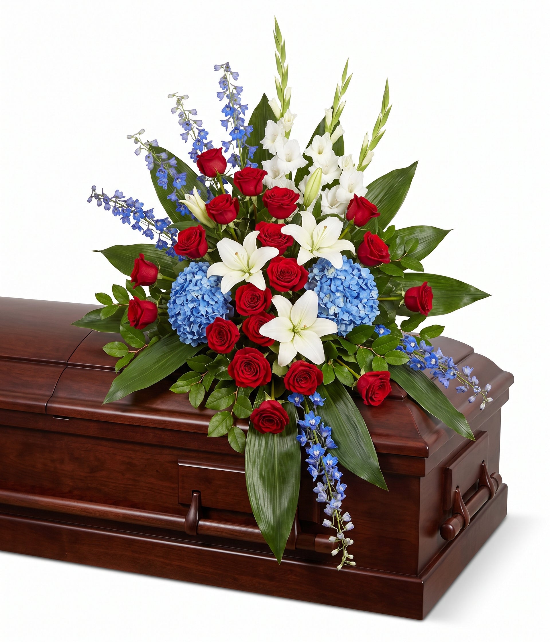 Beautiful Love Casket Spray Blooms