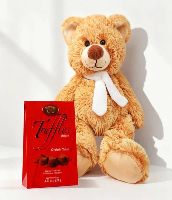 Teddy & Truffles: Premium Gourmet Chocolate Gift Box