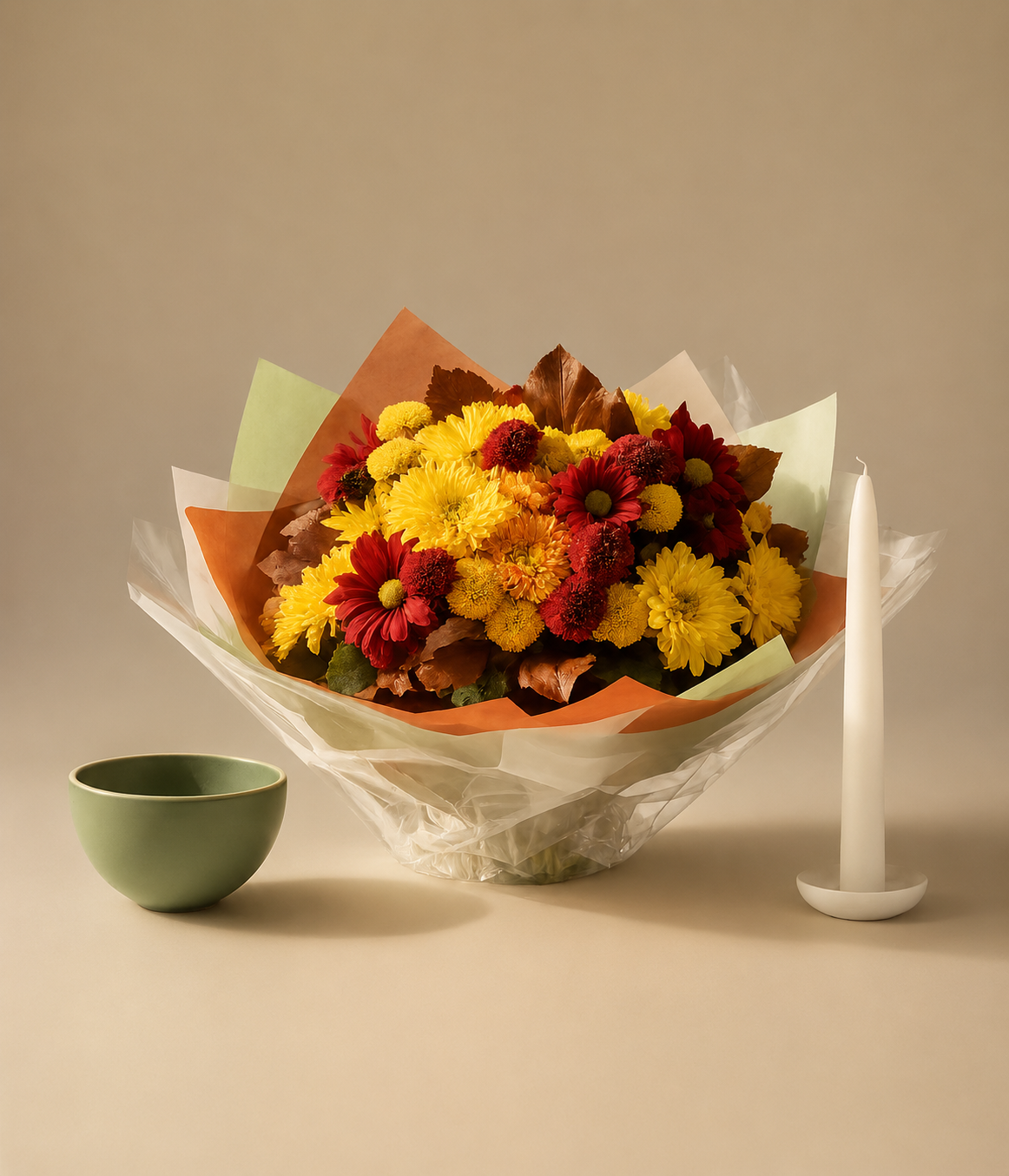 Autumn Harvest Table Centerpiece For Seasonal Decor Blooms