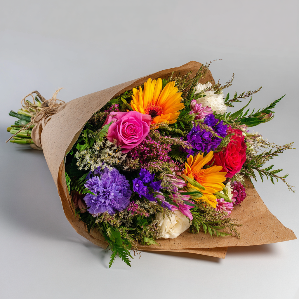 Hand Tied Unique Flower For Mom 4