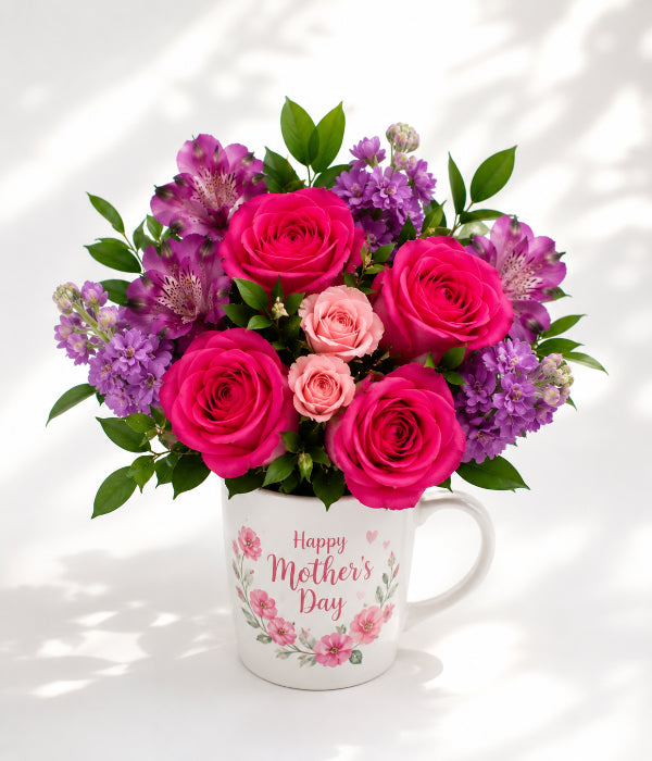 Vibrant Violet Flower Bouquet