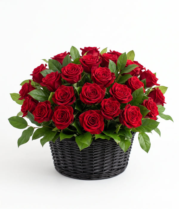 Hommage De Bouquet De Roses Rubis