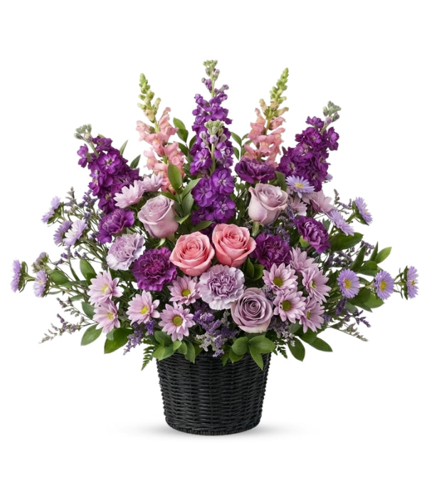 Gracious Lavender Basket