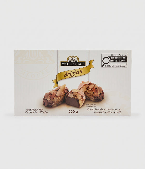 Truffes au chocolat en copeaux