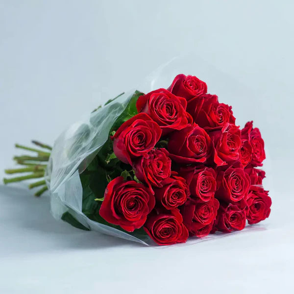 24 Crimson Roses Arrangement