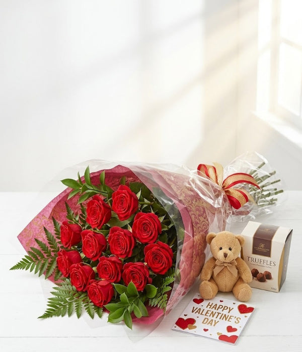A Dozen Roses In A Gift Box - Special Savings