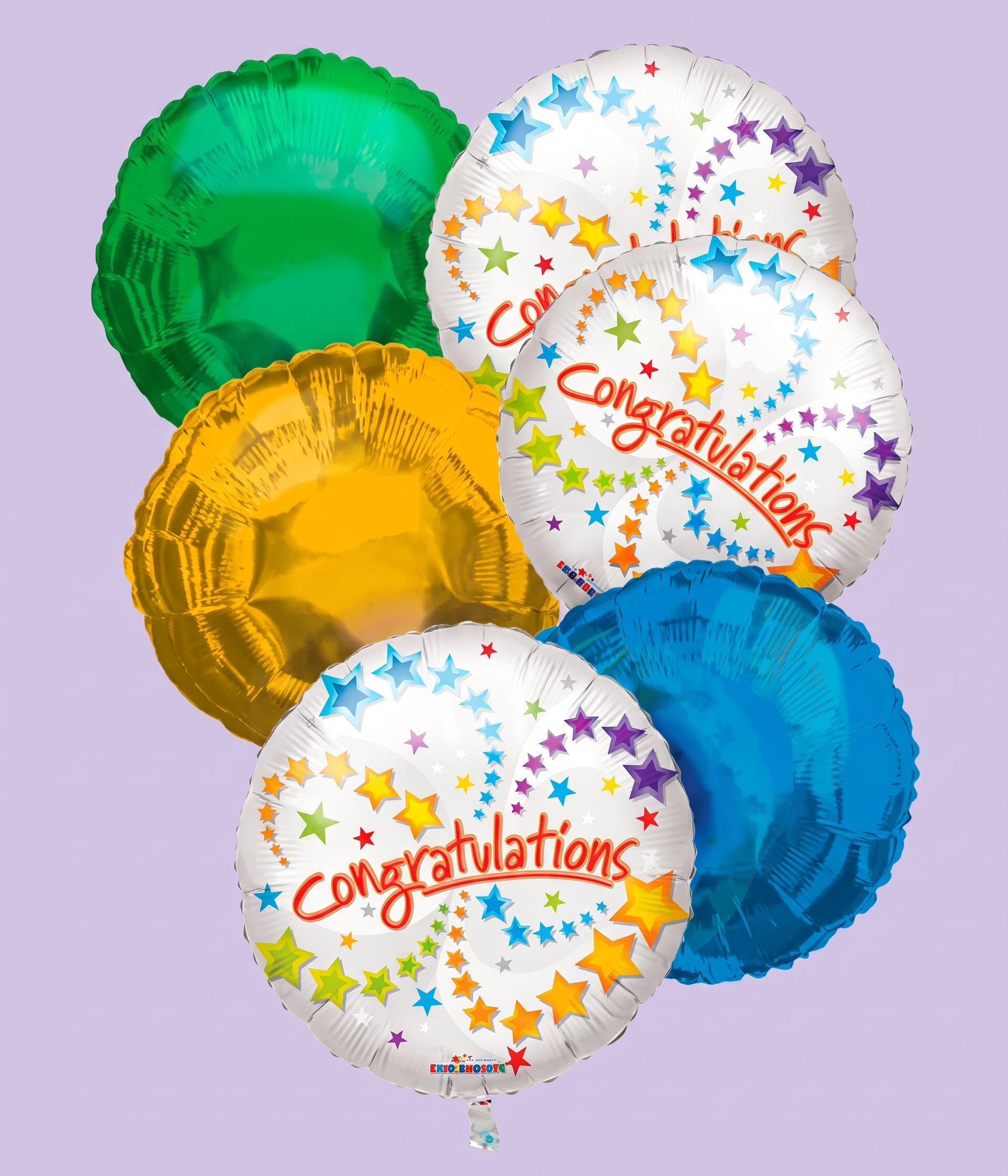 Celebratory Congratulations Balloon - Set Of 6
