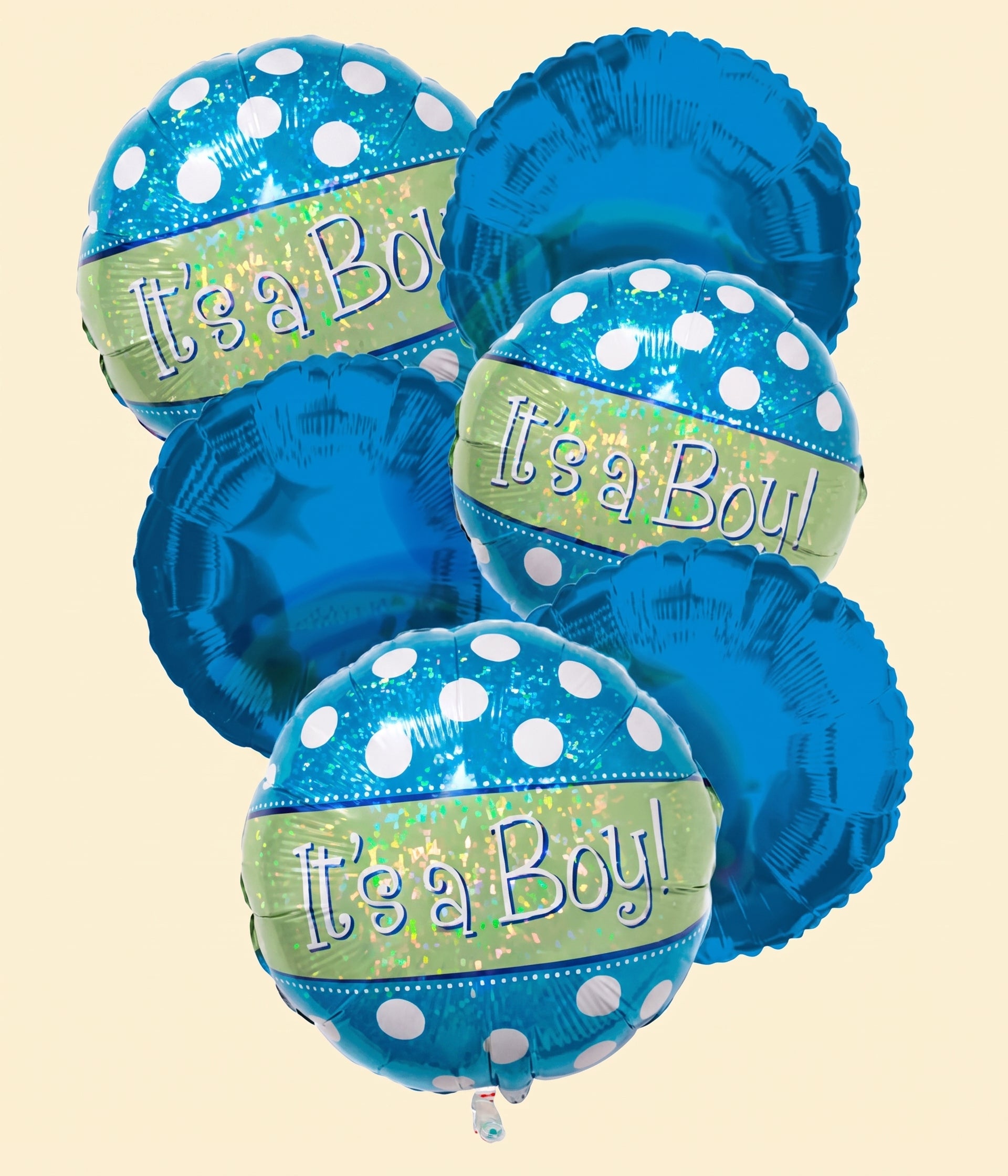 Blue Baby Boy Balloon - 6 Piece Set