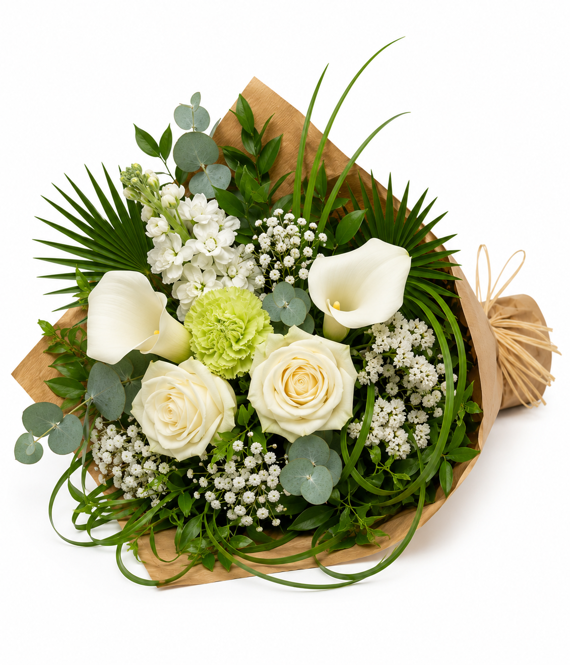 Hand Tied Elegant Ivory Collection 3 Arrangement