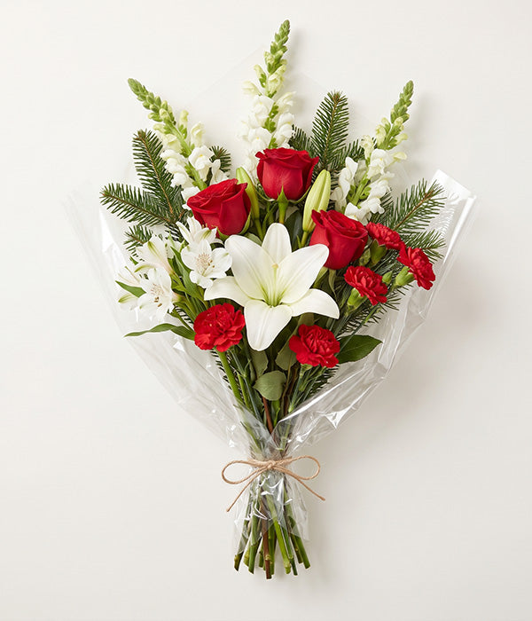 Festive Holiday Snowflake Bouquet