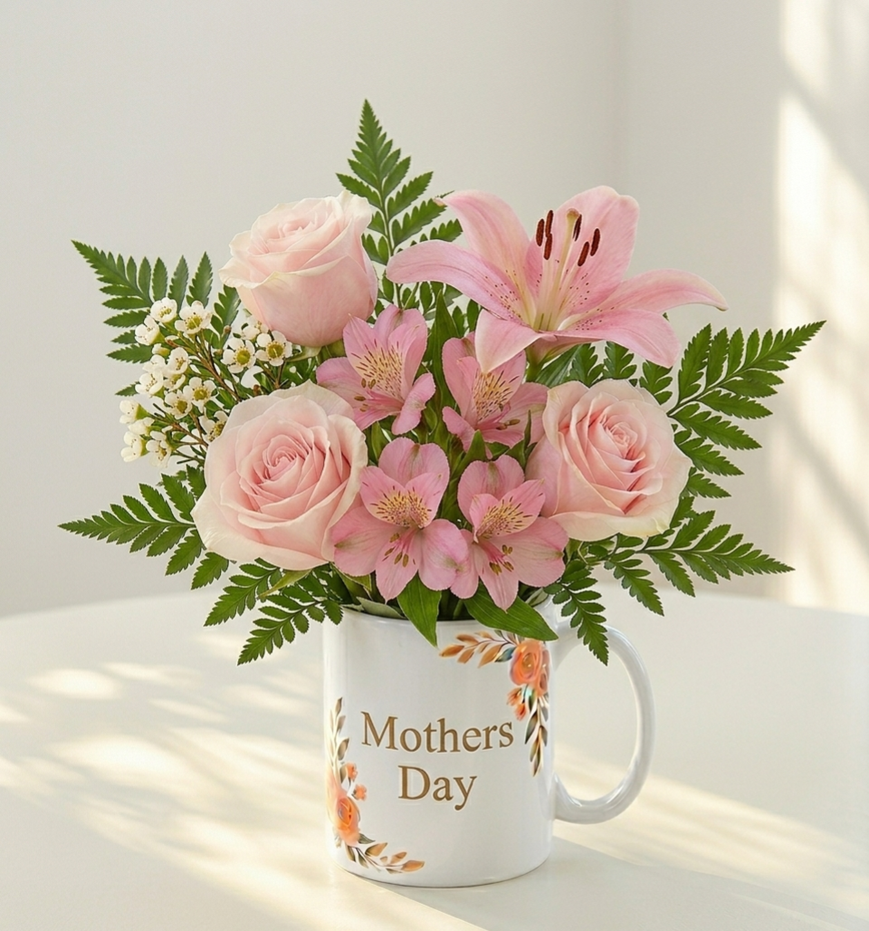 Rosy Dreaming Floral Blooms
