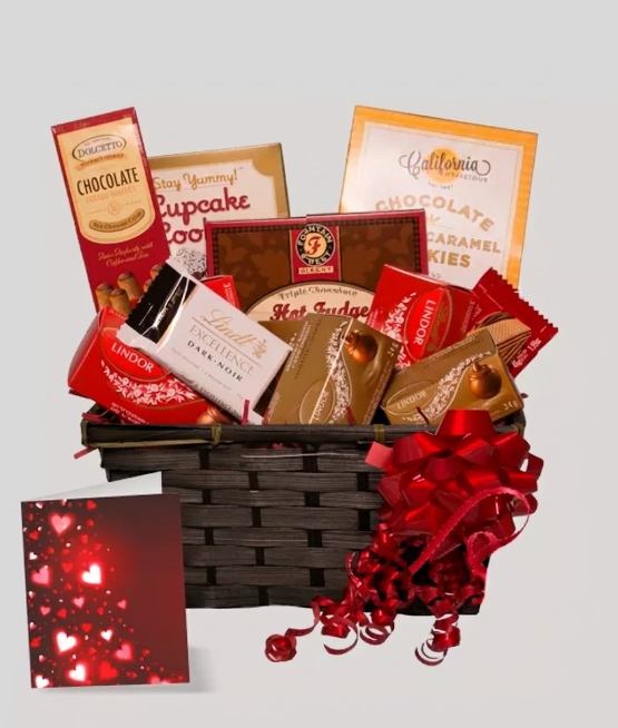 Gift Basket Featuring Lindt Chocolate 3