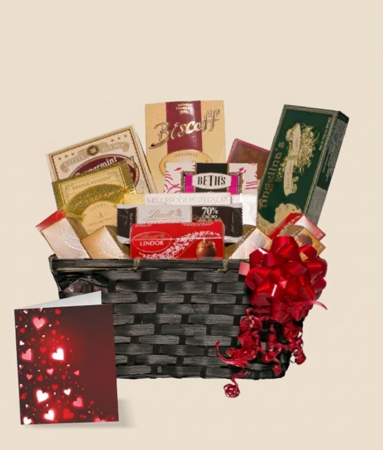Gift Basket Featuring Lindt Chocolate 4