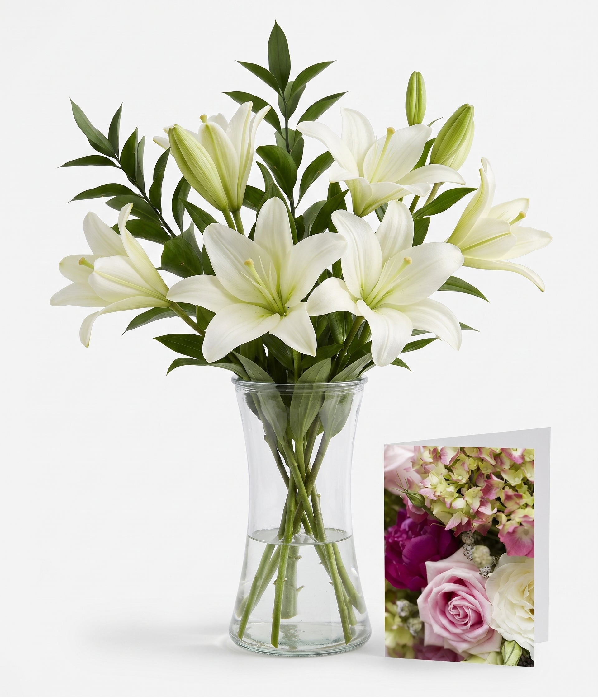 All Pearl Lily & Card Floral Design