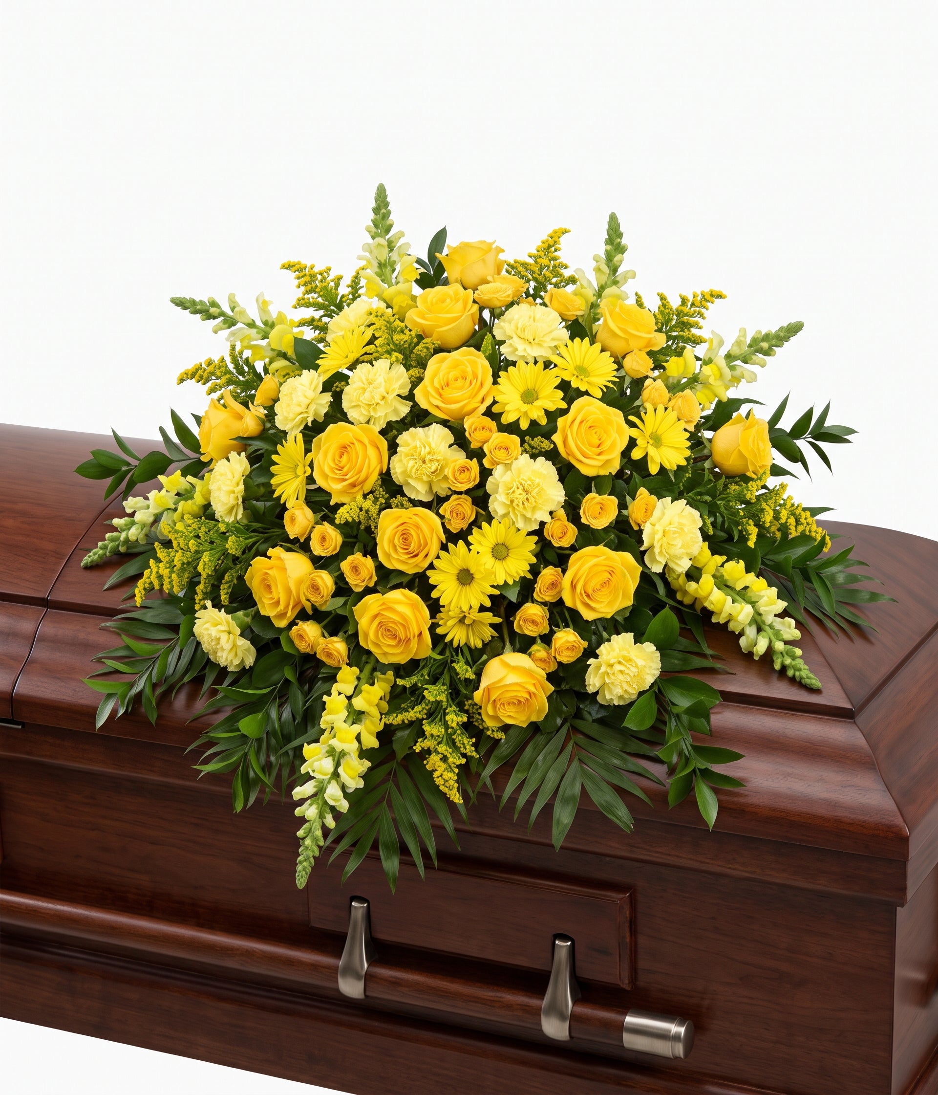 Golden Years Remembered Casket Spray Bouquet