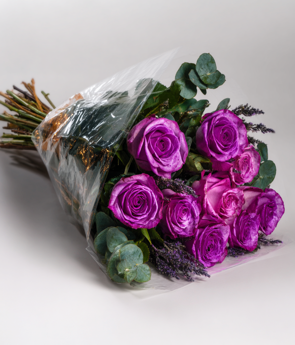 12 Lavender Roses