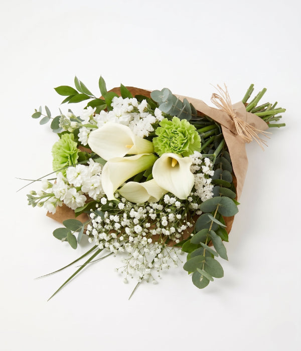 Collection « Ivoire élégant noué main » 1 arrangement