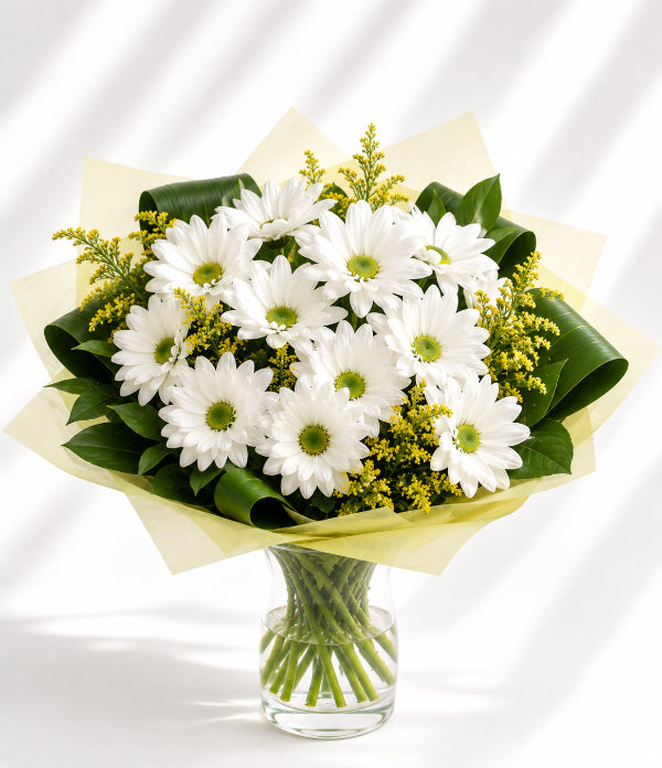 Classic Pearl Daisy Arrangement
