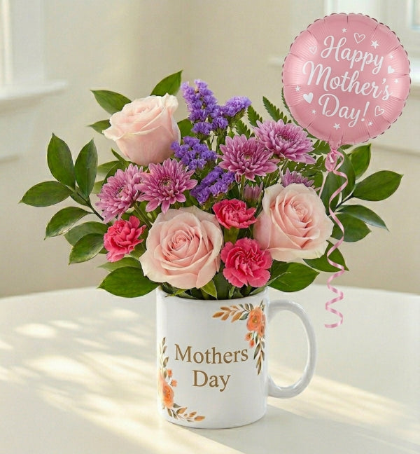 Mug & Flowers for Mom 2