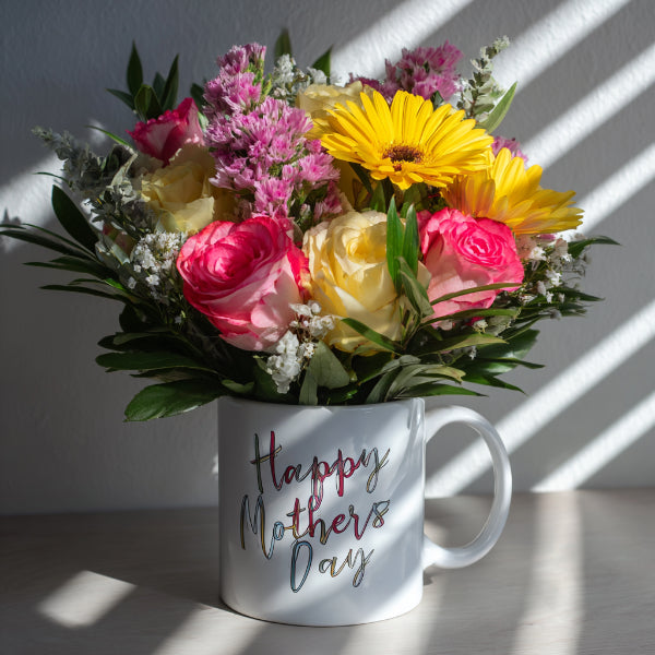 Vibrant Pastel Flower Arrangement