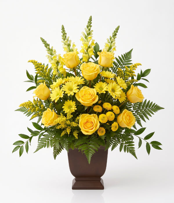 Bright & Beautiful Memorial Flower Arrangement