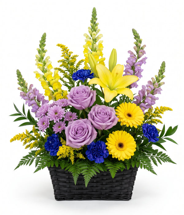 Lovely Florals Basket