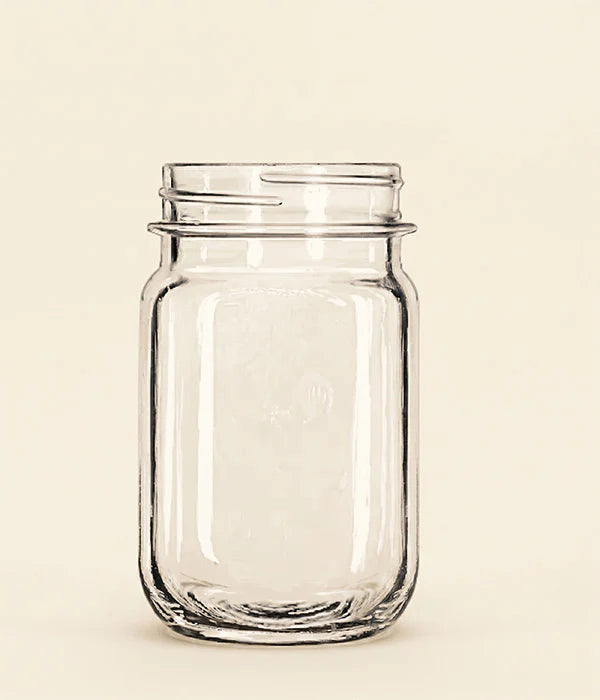 Bocal en verre Mason