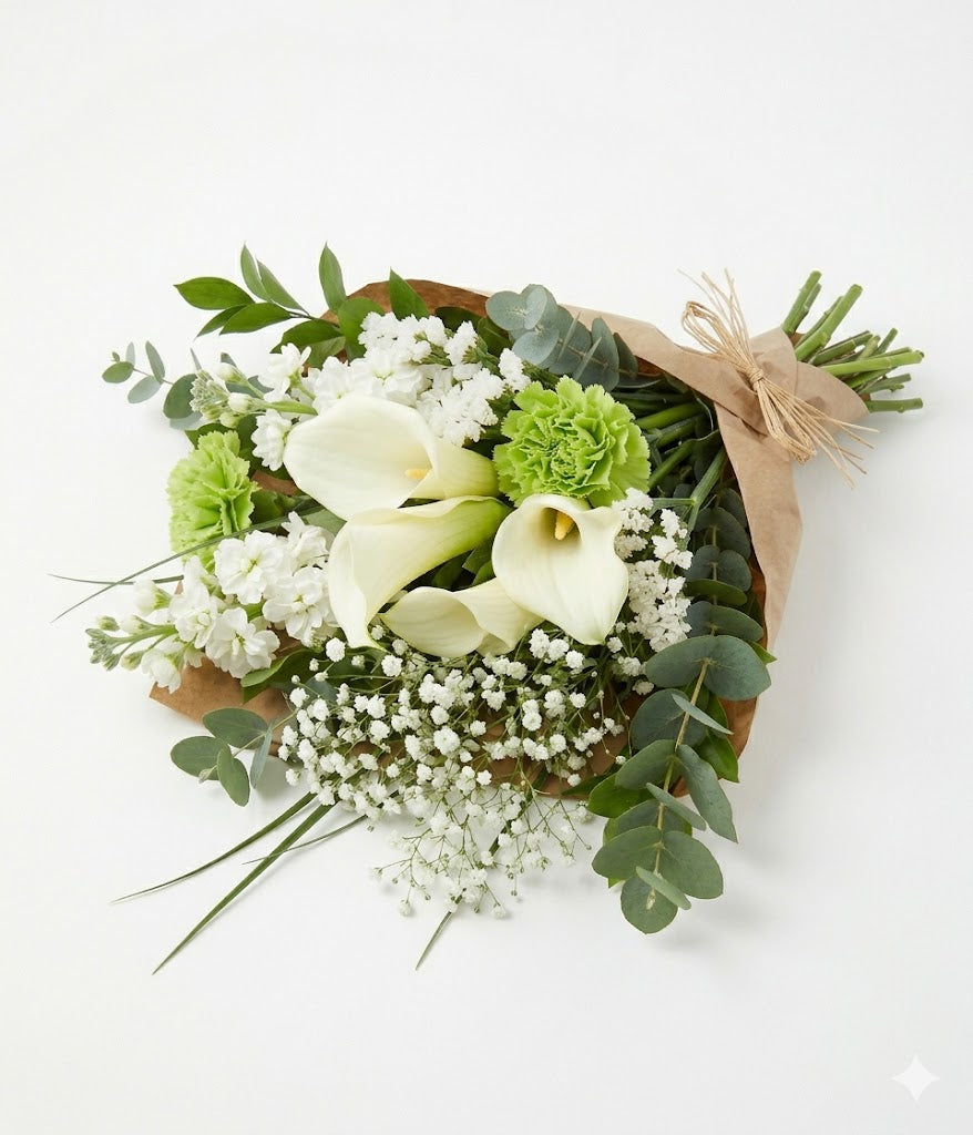 Hand Tied Elegant Ivory Collection 1 Arrangement